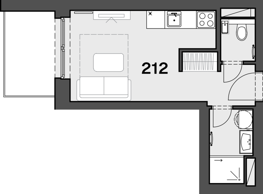 1-izbový byt